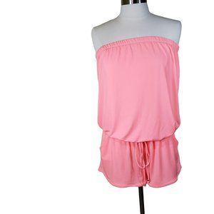 Guess Woman's Strapless Romper